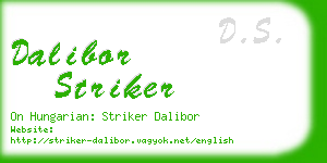 dalibor striker business card